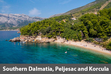 Southern Dalmatia including Peljesac and Korcula