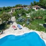 BC010 - Pool view - Luxury villa on Brac Island, Croatia - Croatian Villas